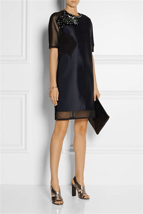 fendi mini dress blue|Dresses .